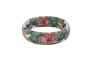 Cactus Bloom Thin Ring