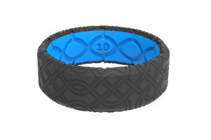 Edge 3D Eternity Deep Stone Ring