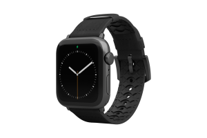 Vulcan Obsidian - Black Apple Leather Watch Band