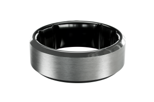 Groove Ring® Tungsten - Platinum